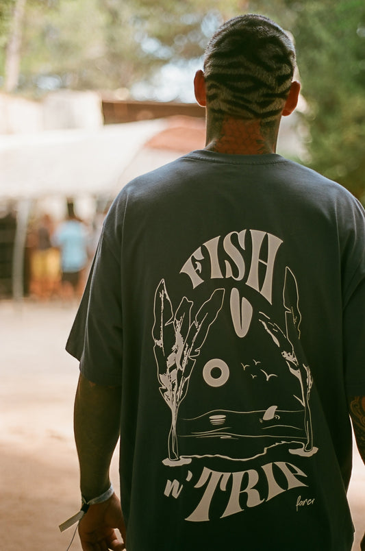 FISH Tee BLUE