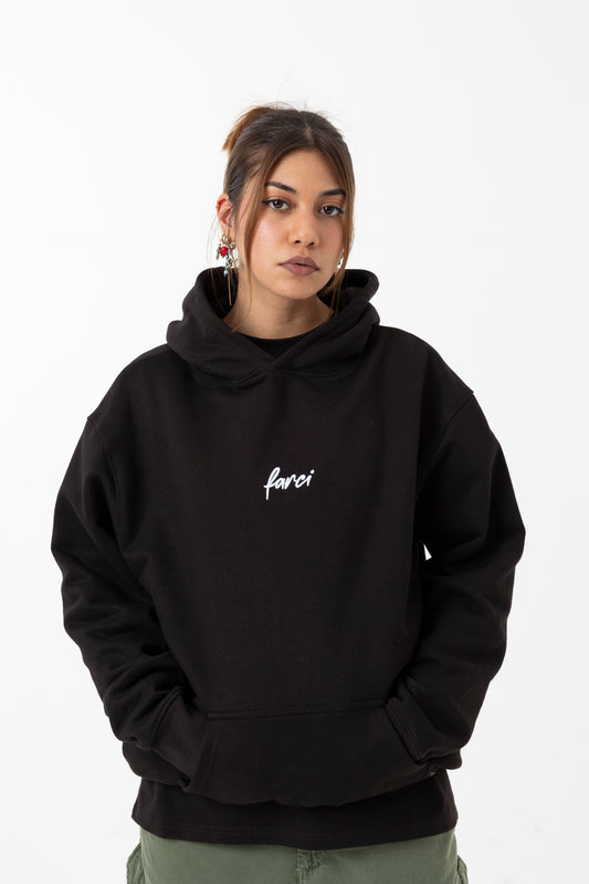CHEESY HOODIE BLACK