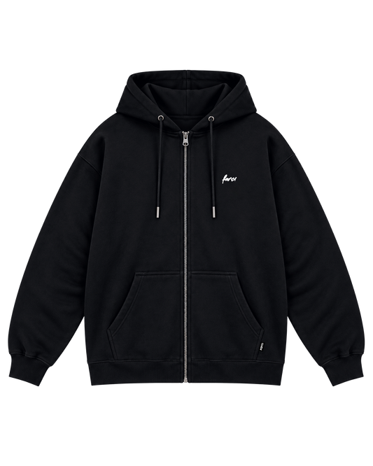 HOODIE BCP ZIP BLACK