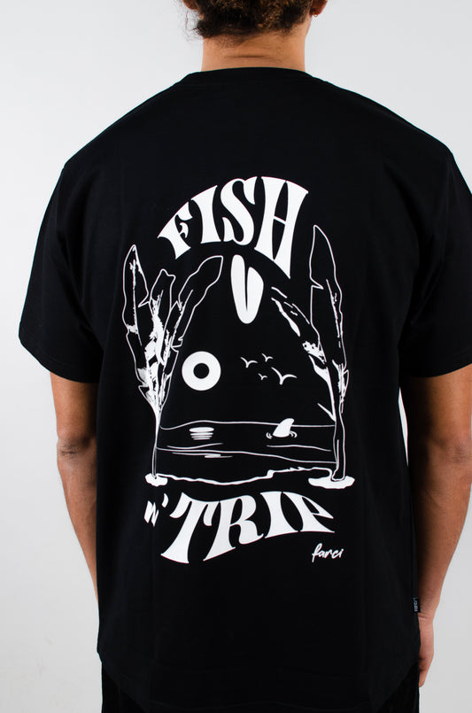 FISH Tee BLACK
