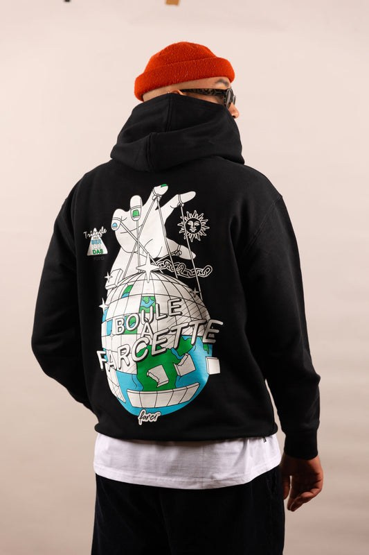HOODIE FARCETTE BLACK