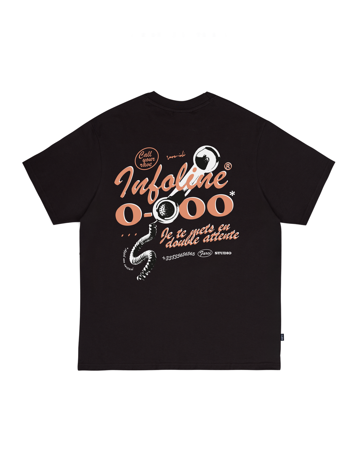 TEE INFOLINE BLACK