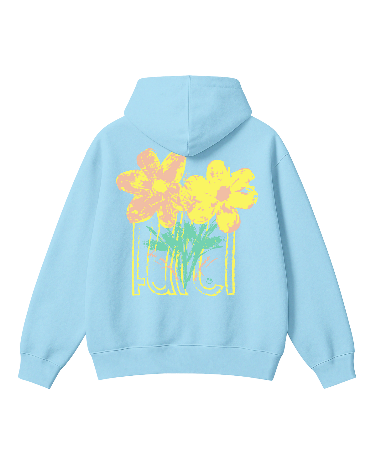 HOODIE PIANO BLUE