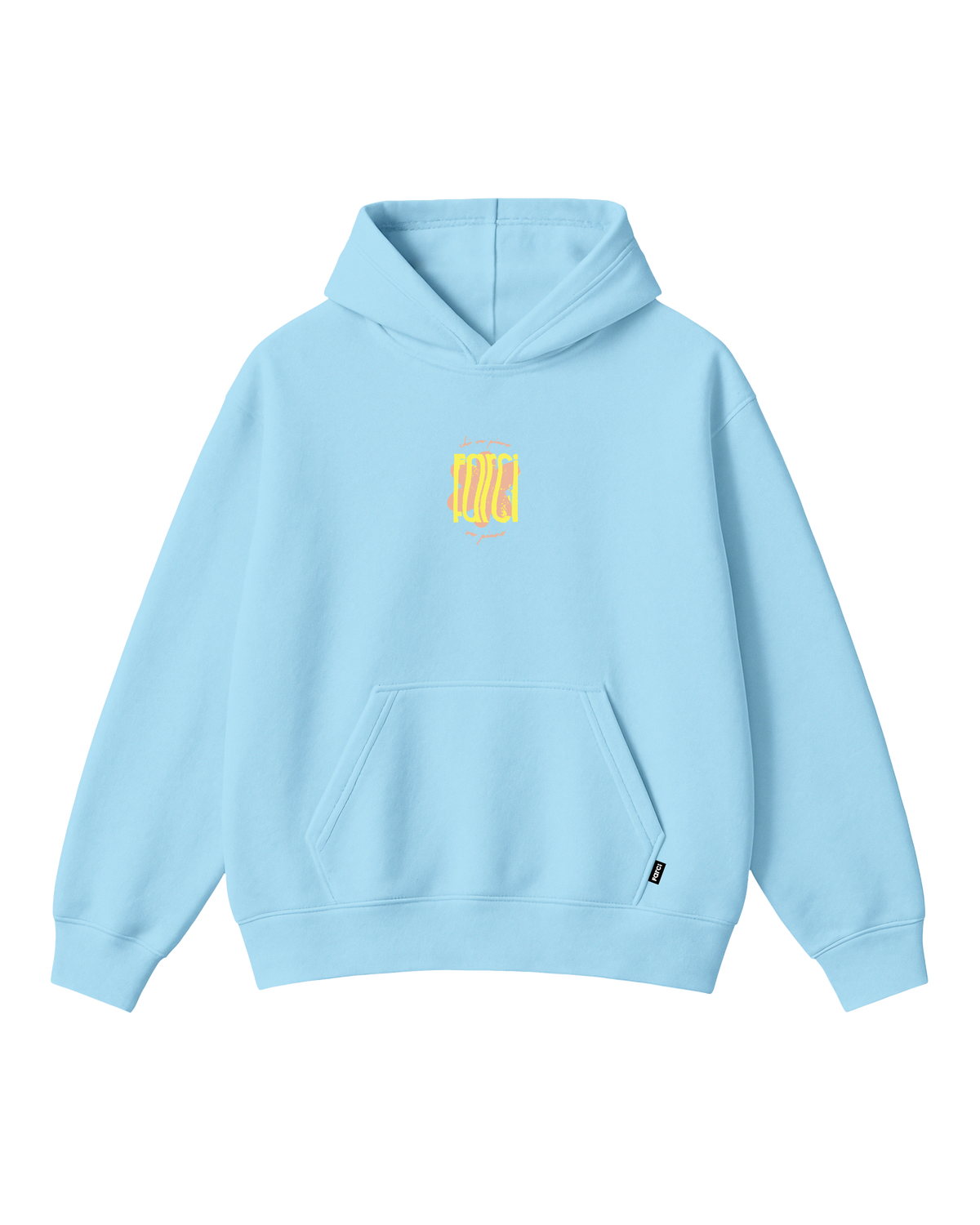 HOODIE PIANO BLUE