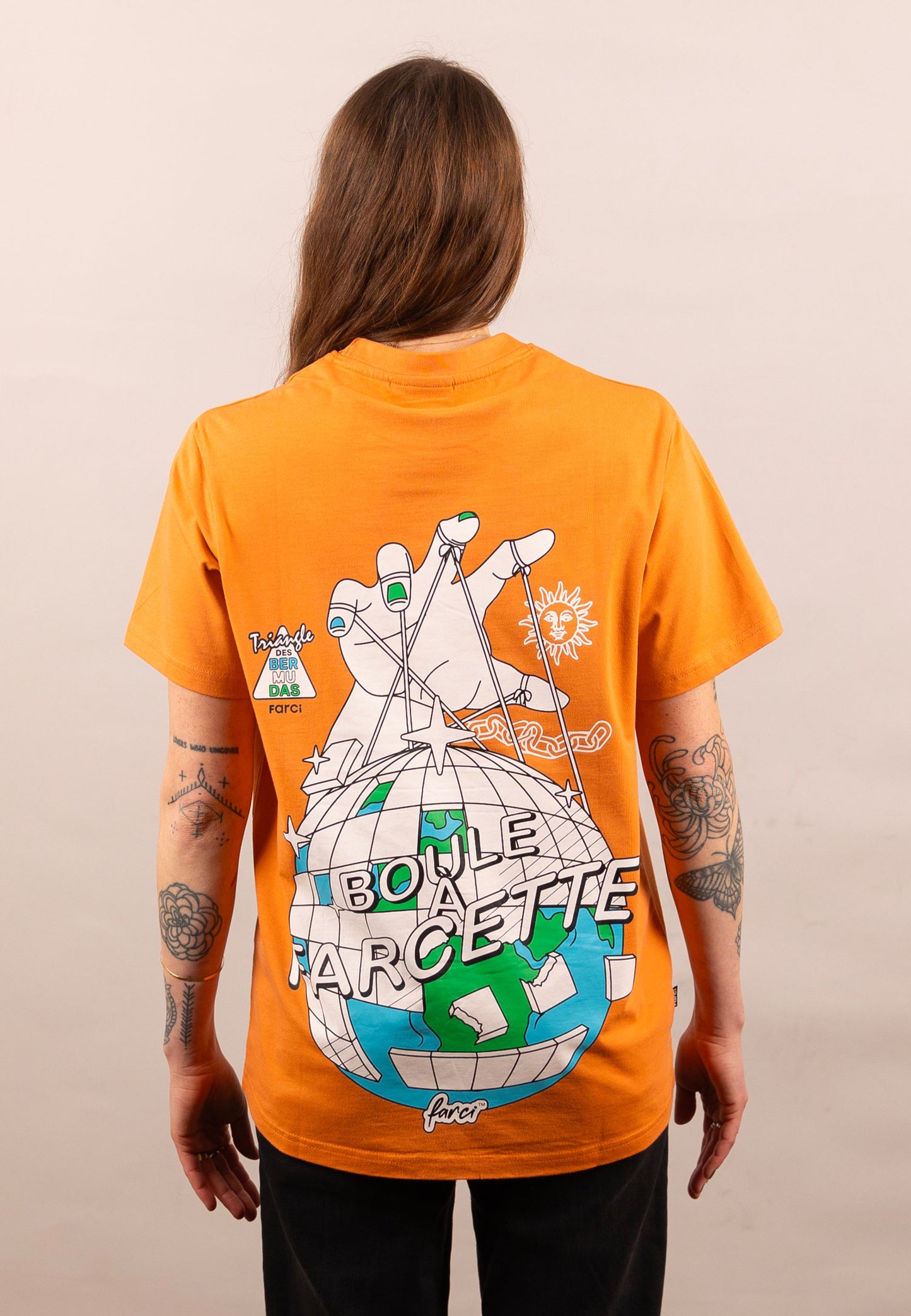 TEE FARCETTE COPPER TAN