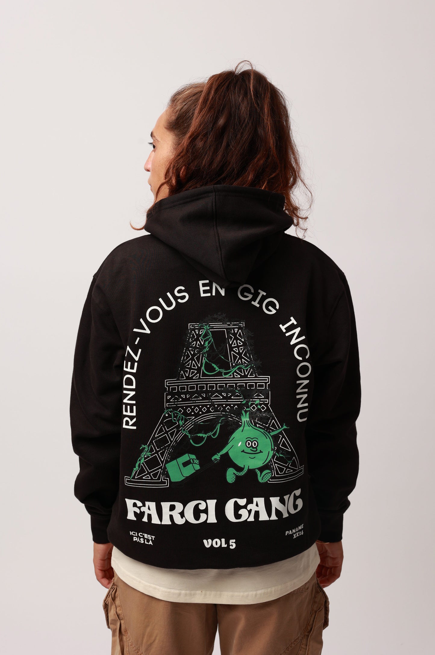 HOODIE GANG5 BLACK