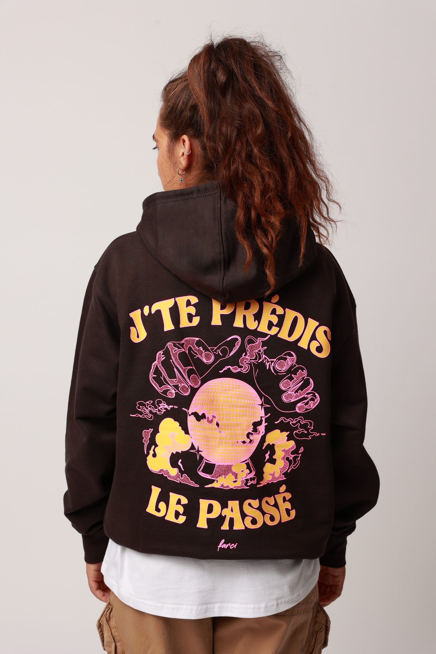 HOODIE PASSÉ GANACHE