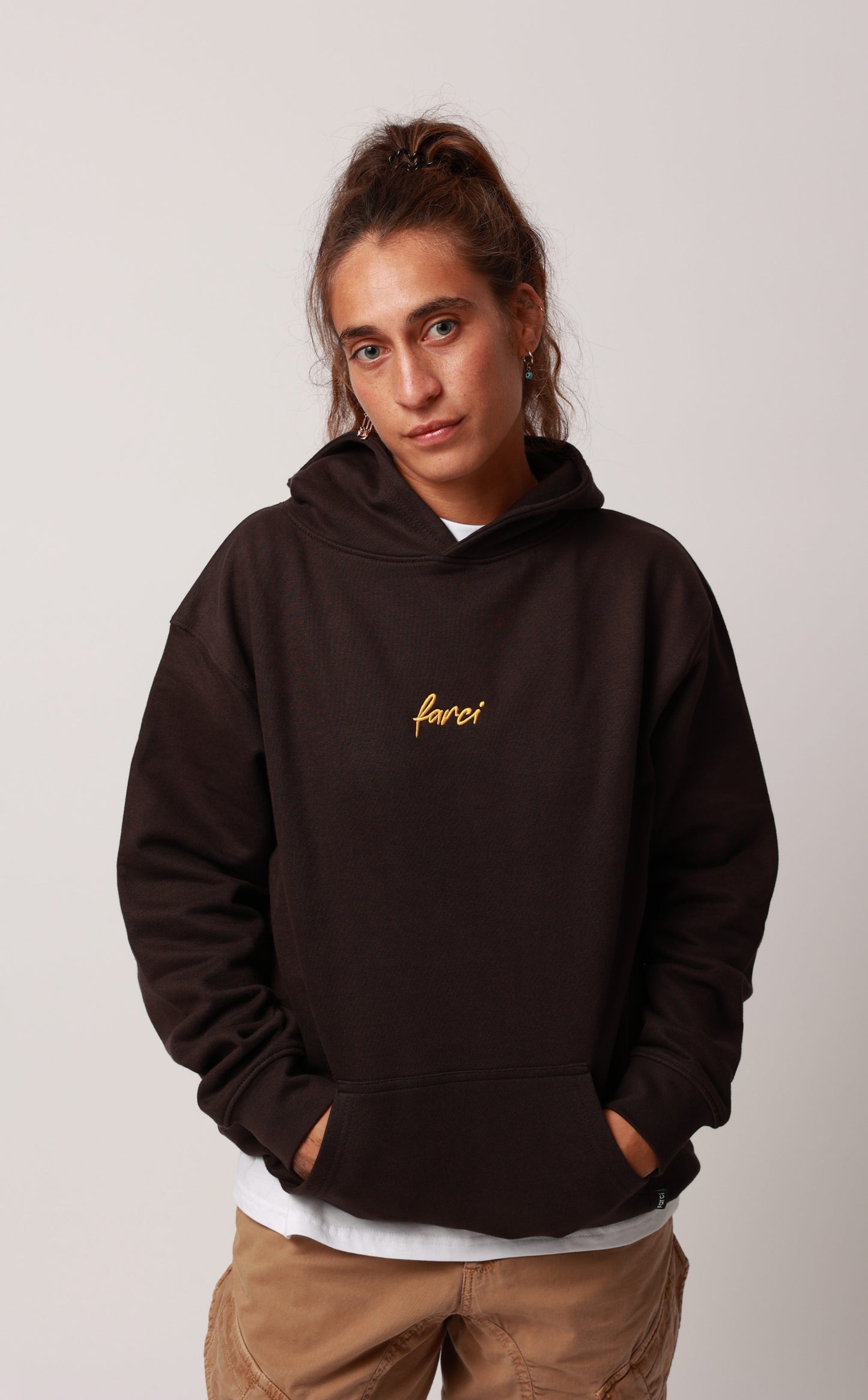 HOODIE PASSÉ GANACHE