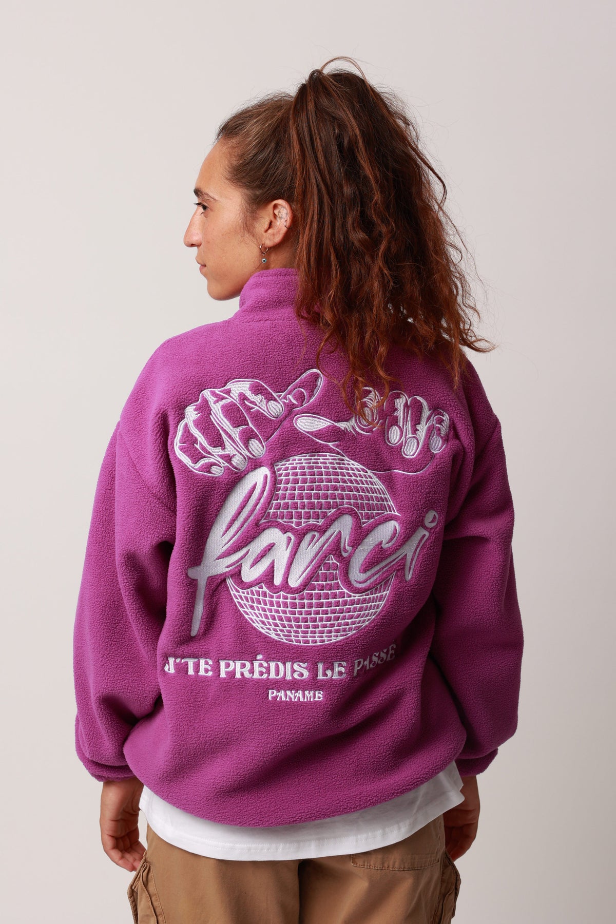 POLAR FLEECE JACKET PURPLE