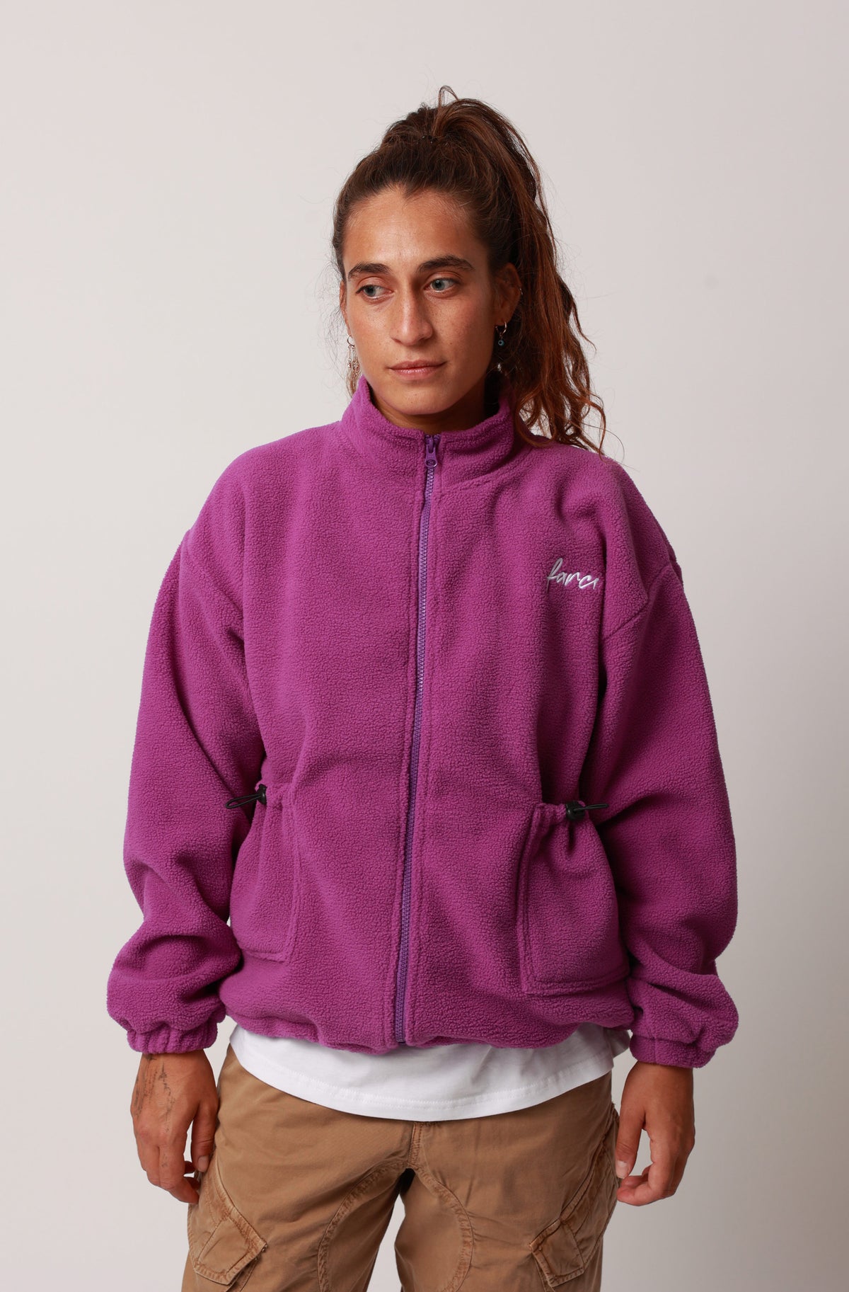 POLAR FLEECE JACKET PURPLE