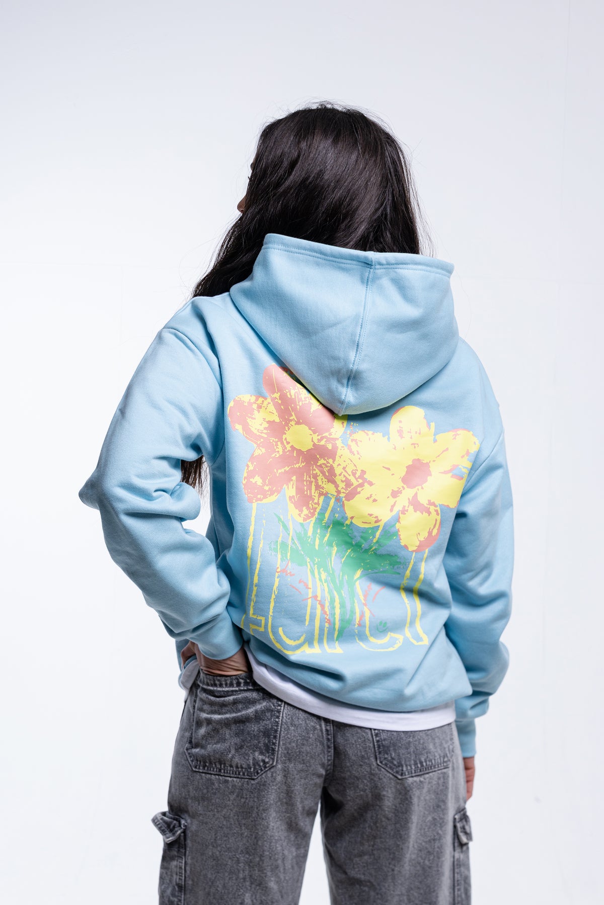 HOODIE PIANO BLUE
