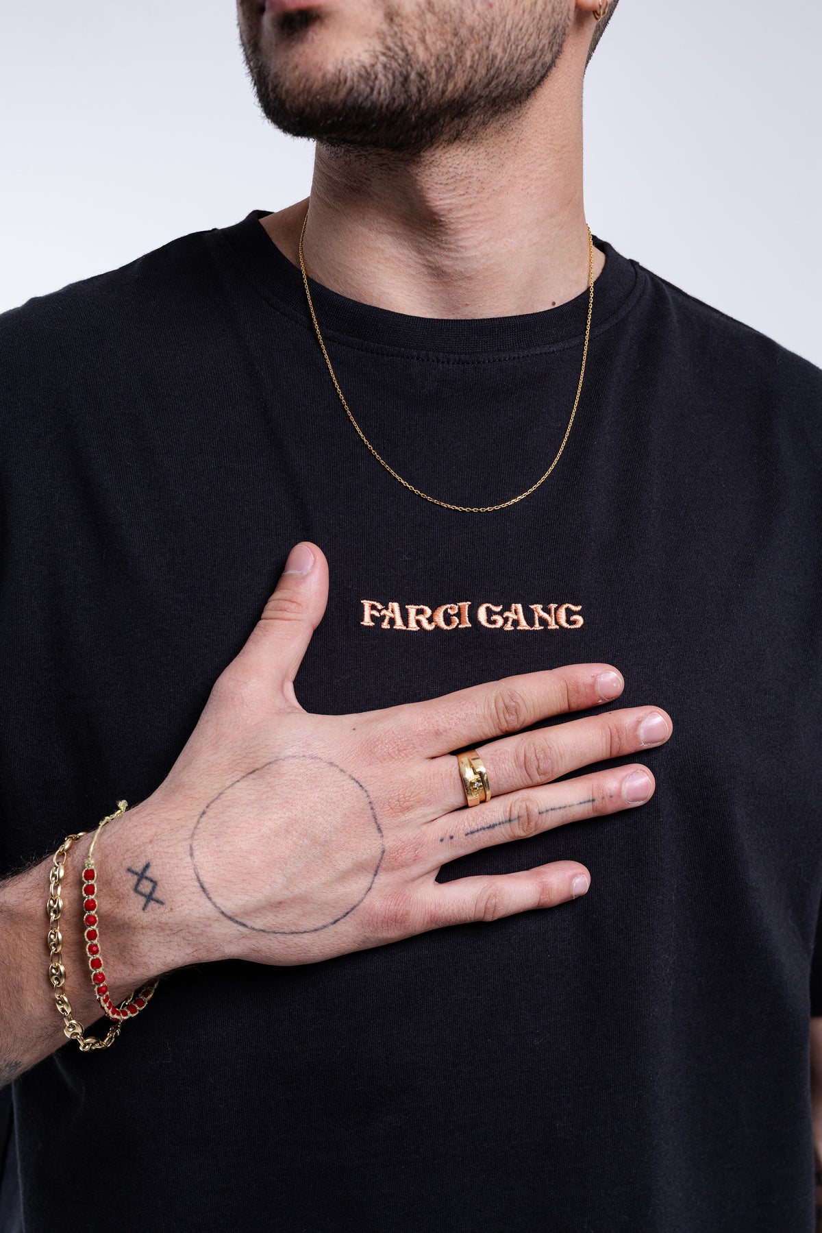 TEE GANG7 BLACK