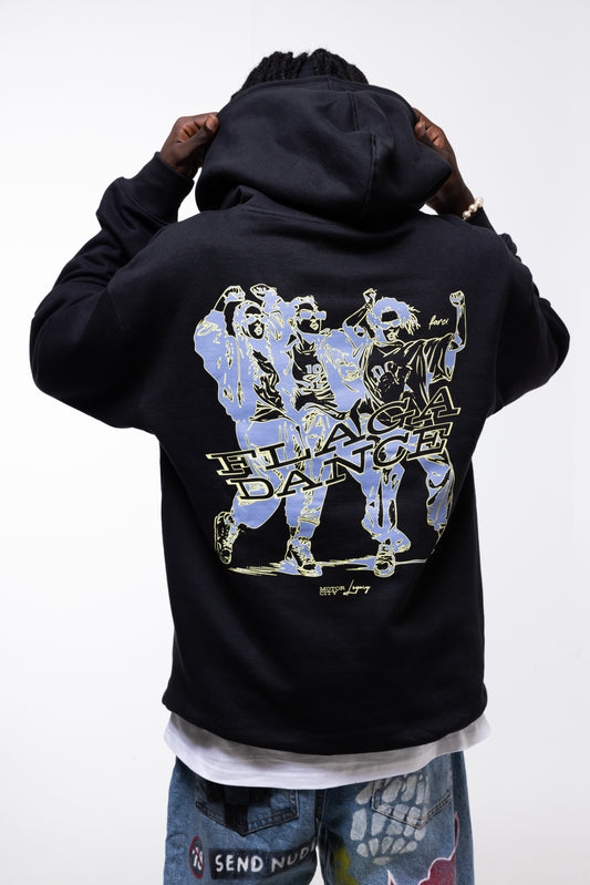 FLAGA HOODIE BLACK