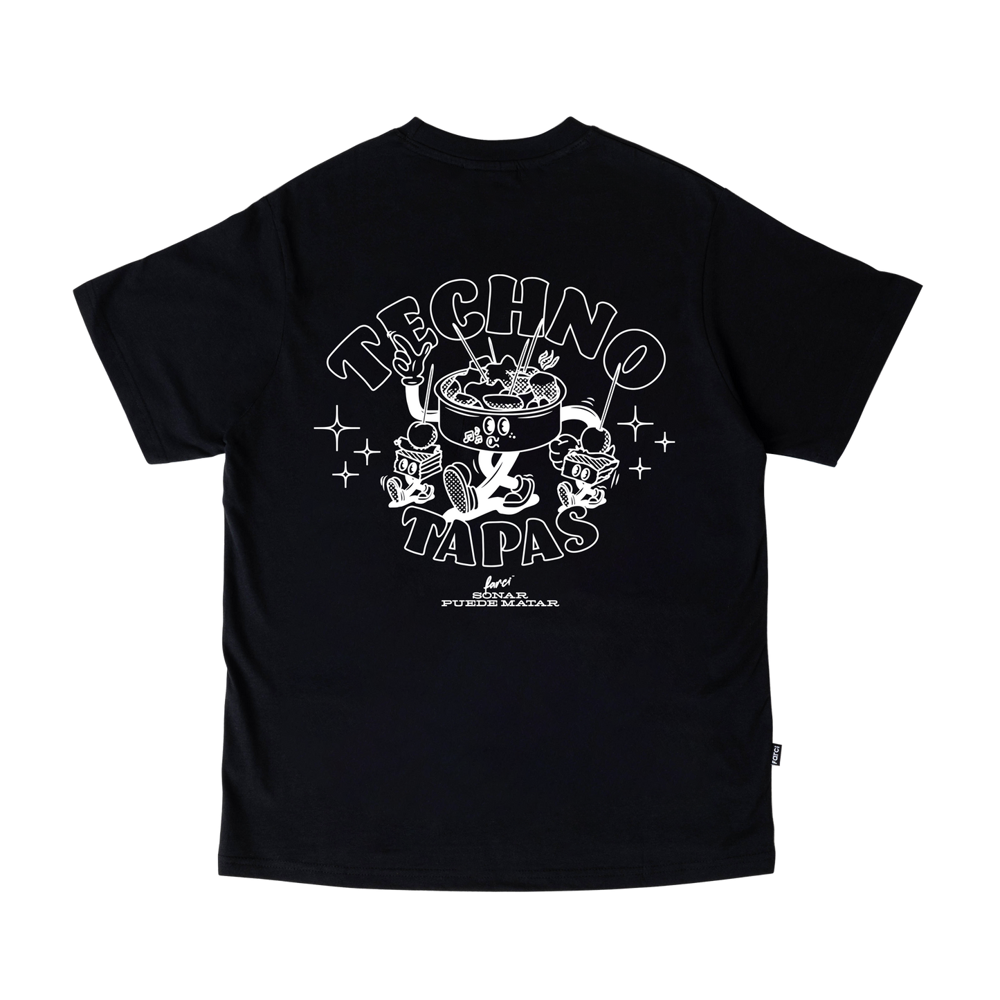 TEE TAPAS BLACK