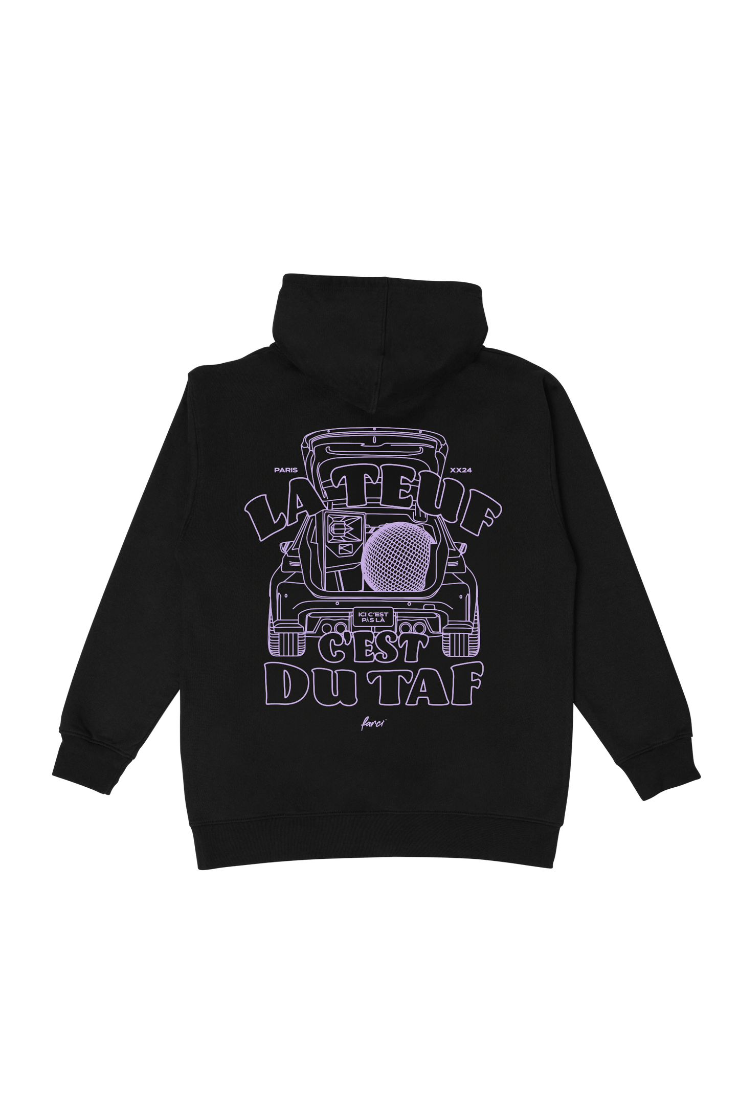 HOODIE TEUF BLACK
