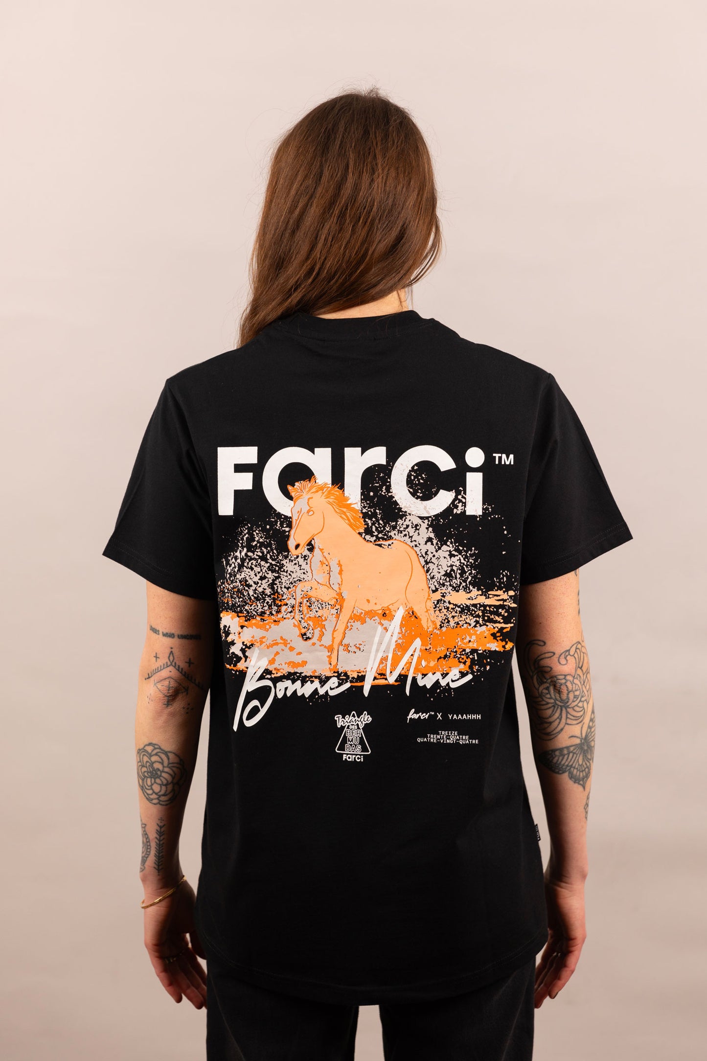 TEE CHEVAL BLACK
