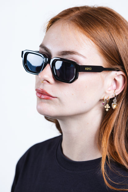 SPRING ONE BLACK SUNGLASSES