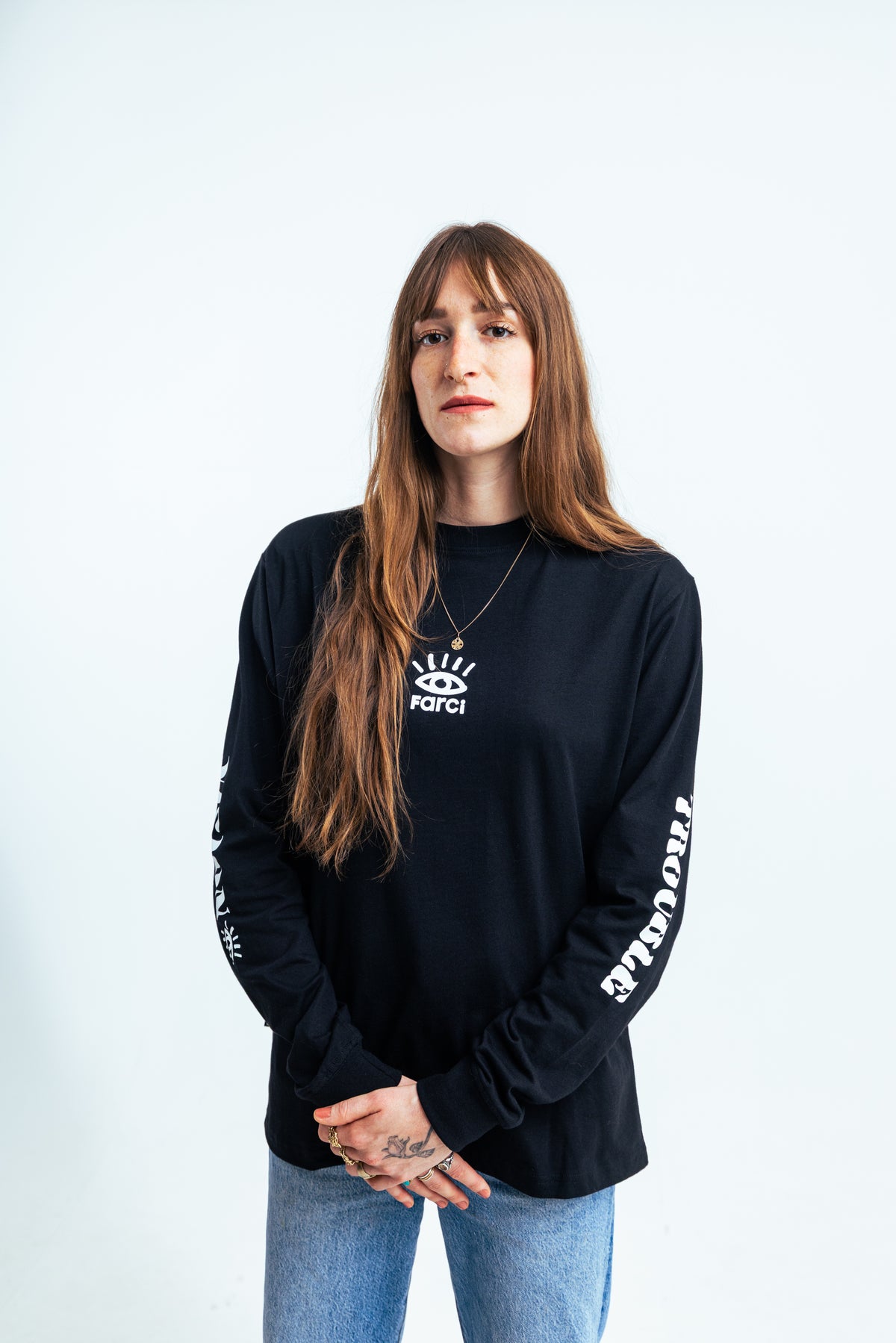 LONG SLEEVE SAULE BLACK