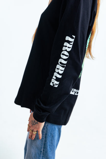 LONG SLEEVE SAULE BLACK