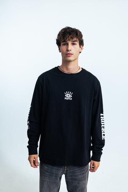LONG SLEEVE SAULE BLACK