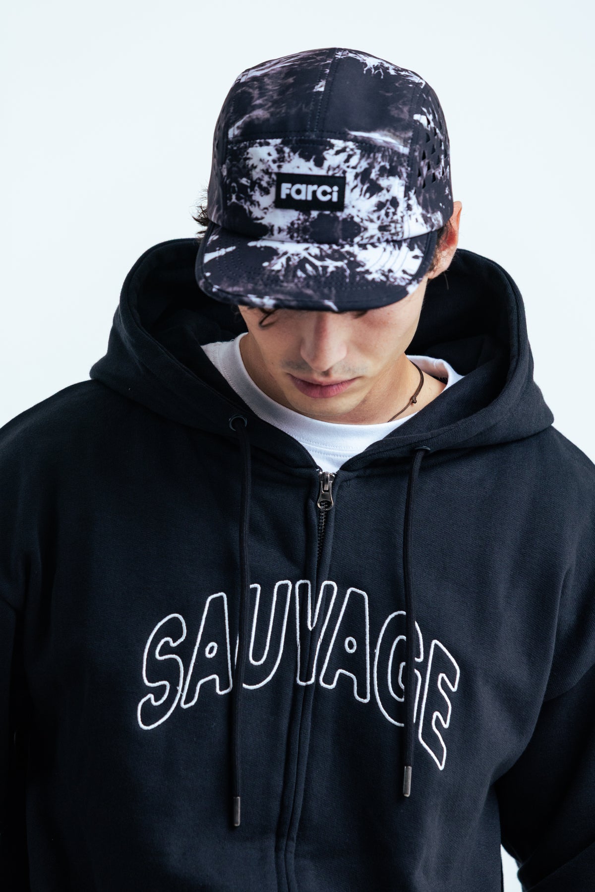 CAMOU CAP BLACK