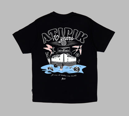 FARCI x ATIPIK - 10 YEARS TEE BLACK