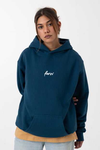 FLANGER HOODIE BLUE