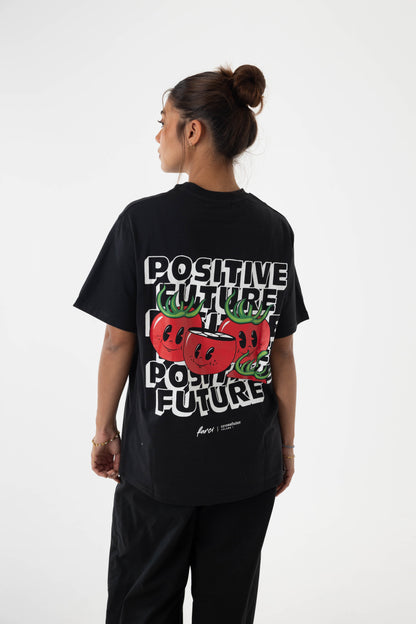 TEE POSITIVE BLACK