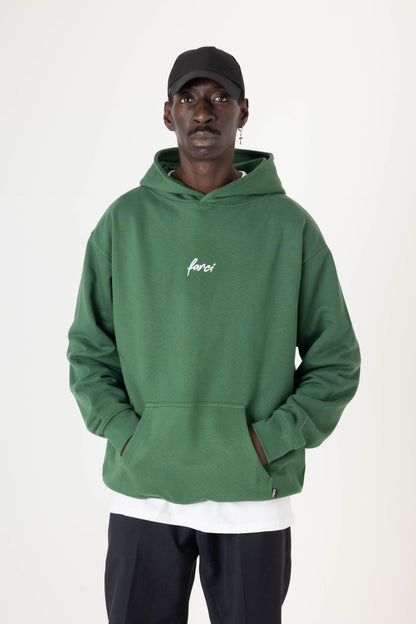 HOODIE POSITIVE DARK GREEN