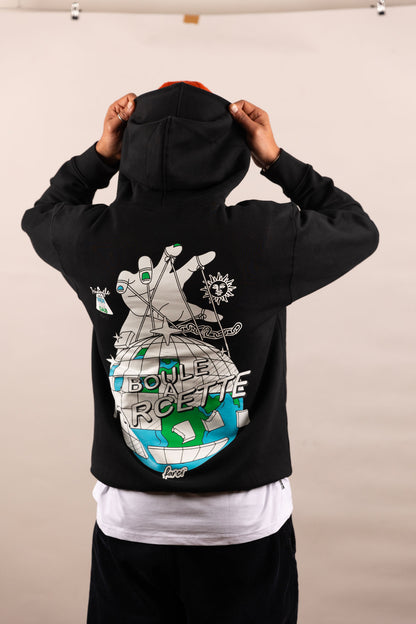 HOODIE FARCETTE BLACK
