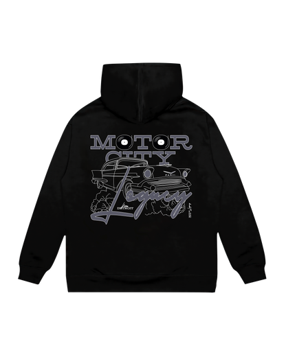 MOTOR HOODIE BLACK