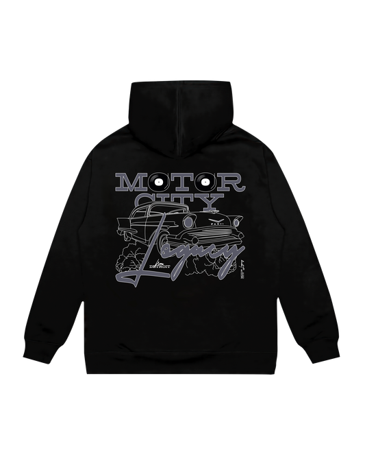 MOTOR HOODIE BLACK