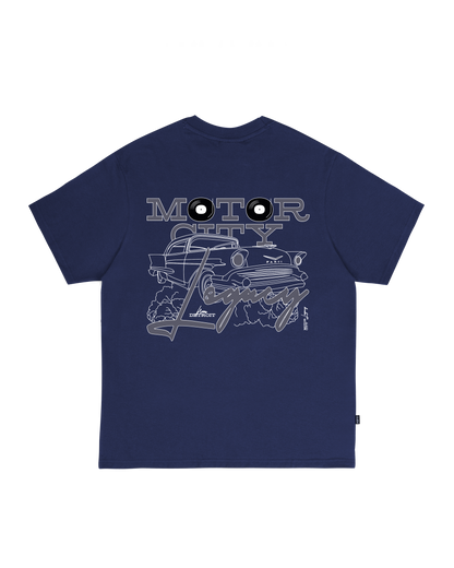 MOTOR TEE BLUE