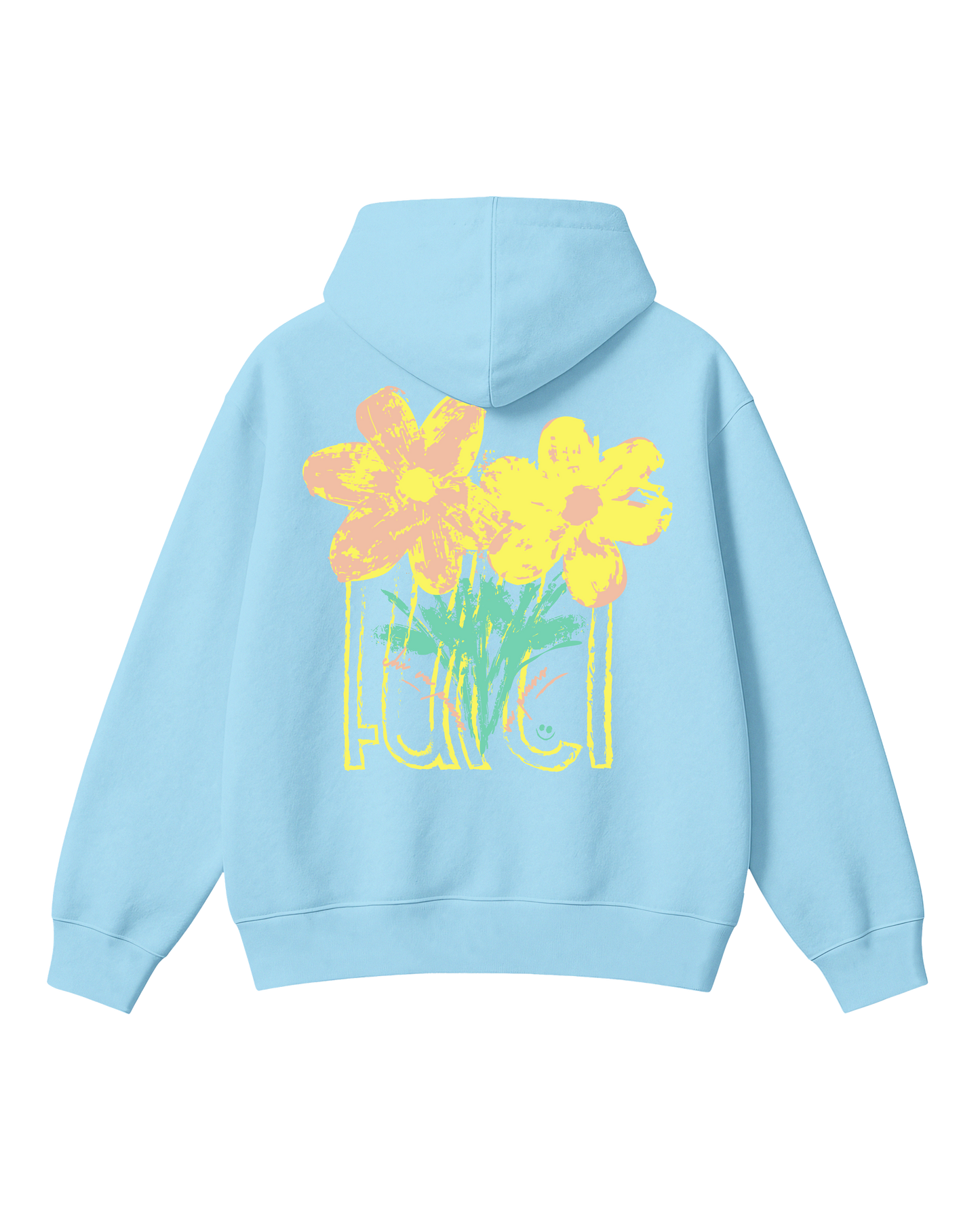 HOODIE PIANO BLUE
