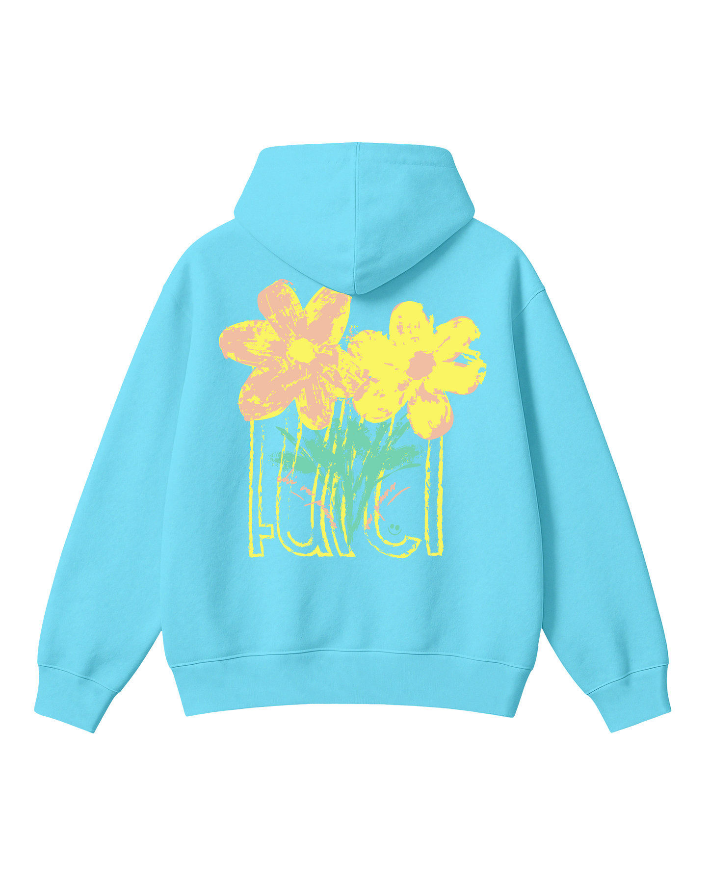 HOODIE PIANO BLUE