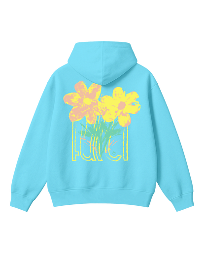 HOODIE PIANO BLUE