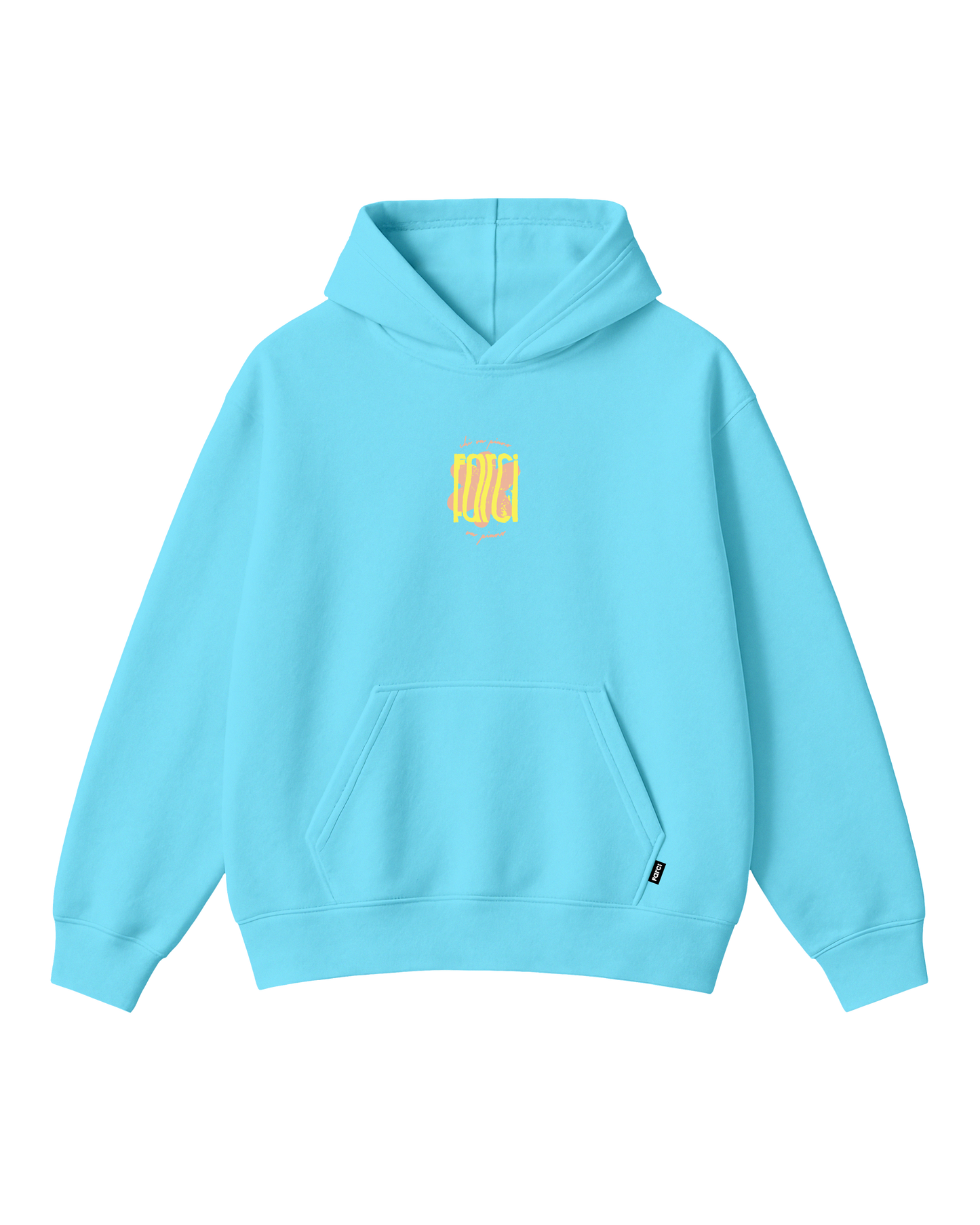 HOODIE PIANO BLUE
