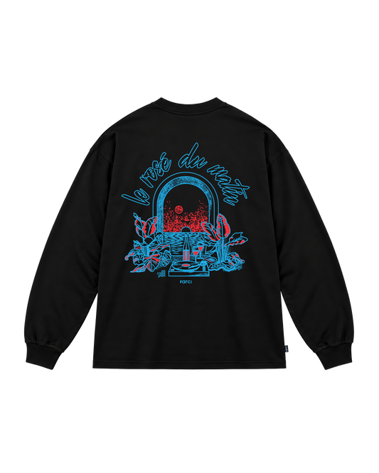 LONG SLEEVE ROSÉ BLACK