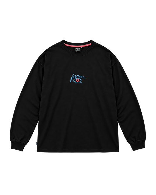 LONG SLEEVE ROSÉ BLACK