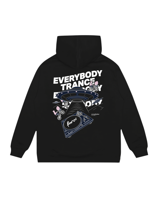 HOODIE TRANCE BLACK