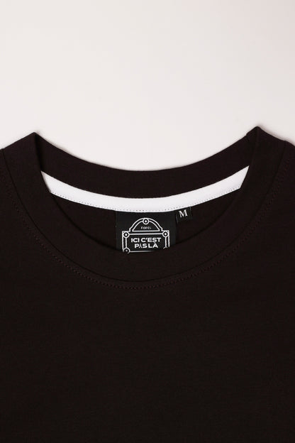 TEE RECORD BLACK