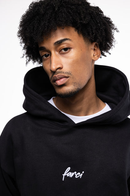 HOODIE TRANCE BLACK