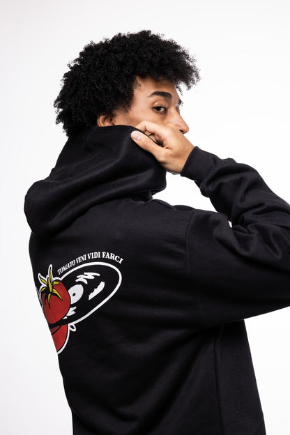 HOODIE TOMATO BLACK