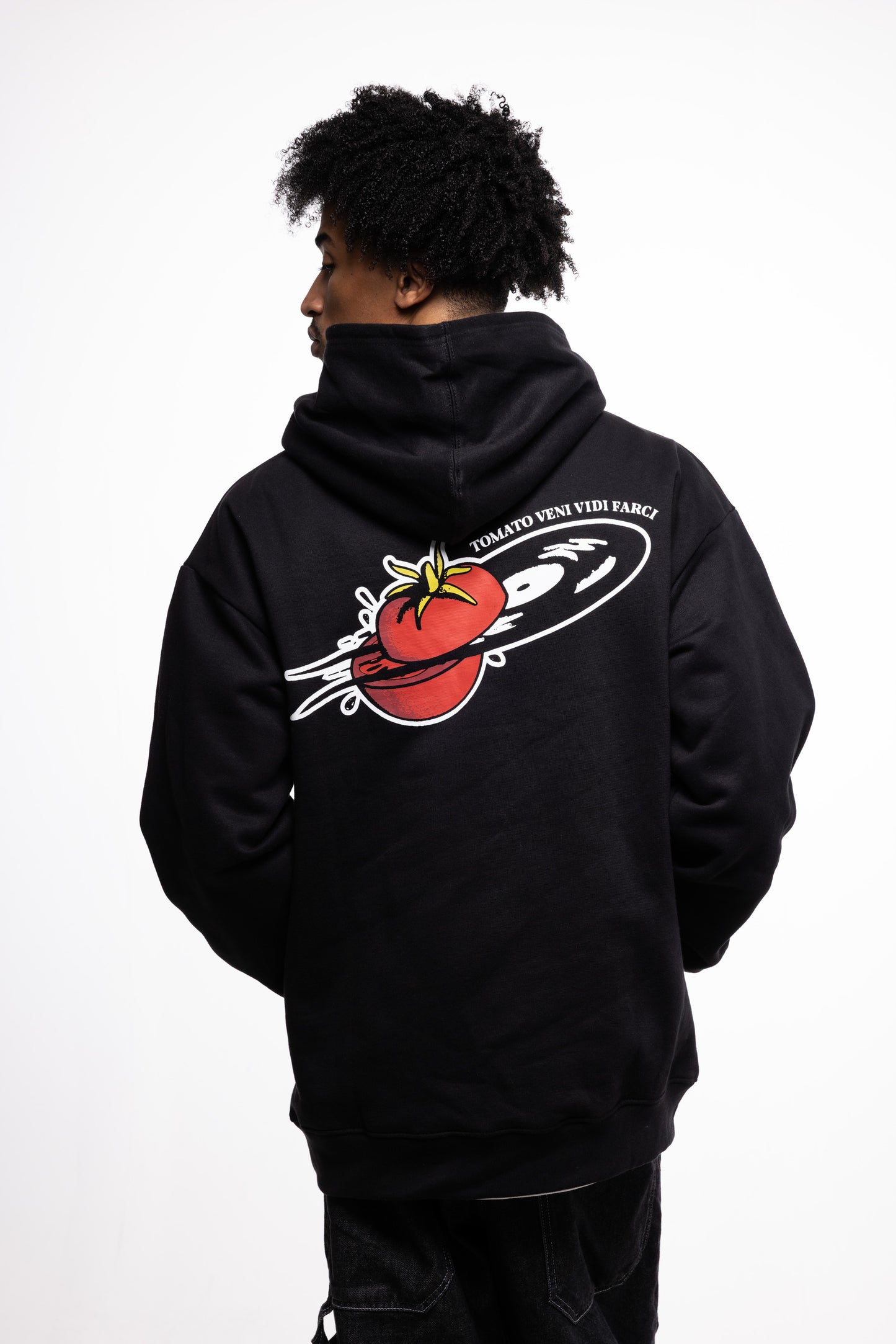 HOODIE TOMATO BLACK