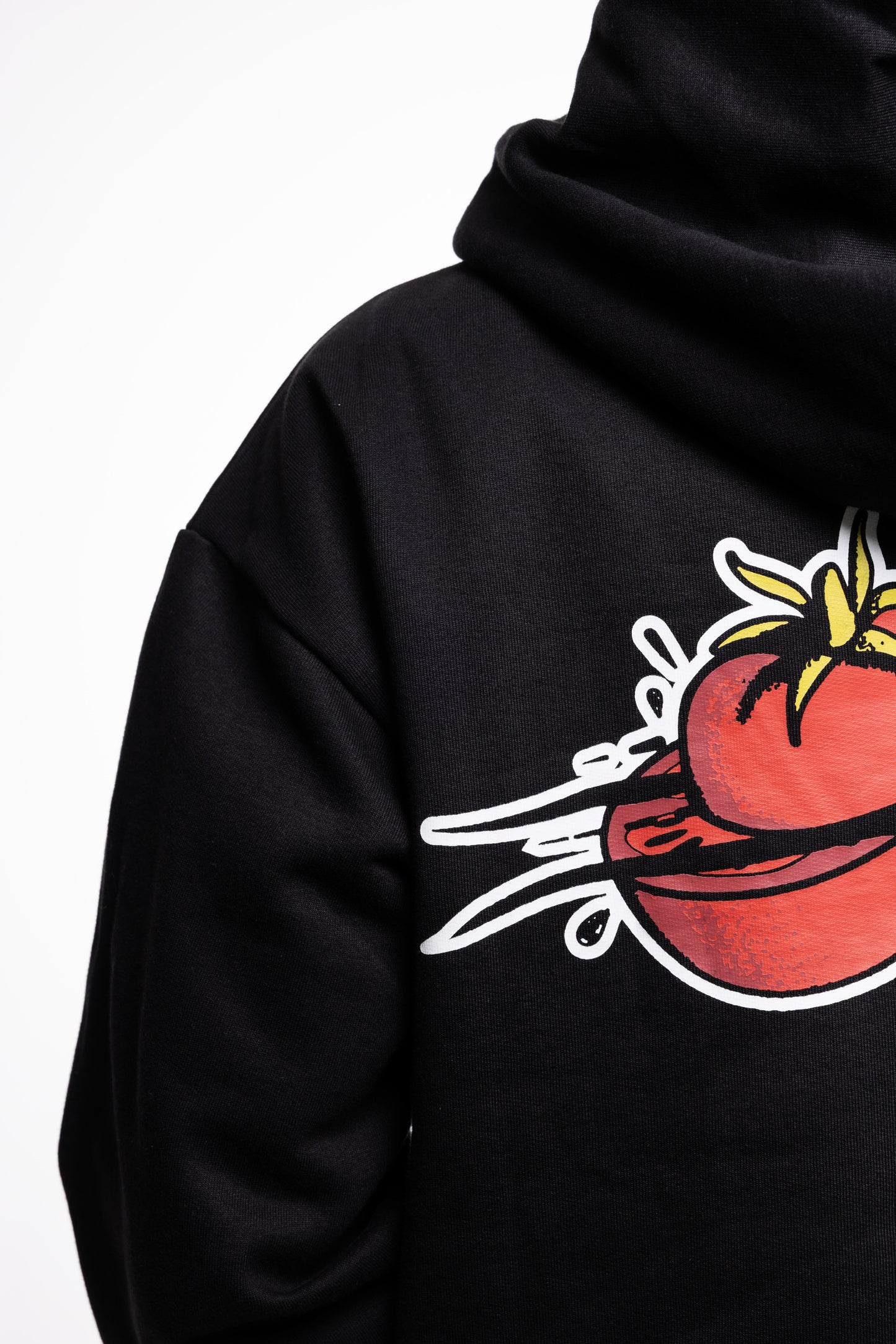 HOODIE TOMATO BLACK