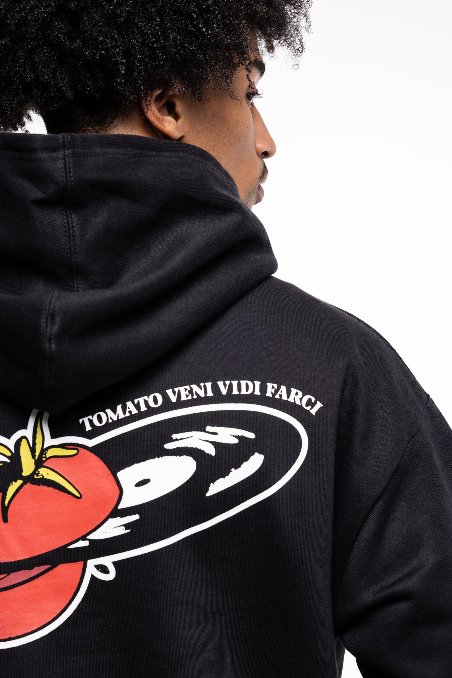 HOODIE TOMATO BLACK