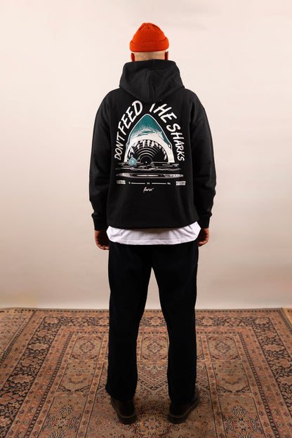 HOODIE SHARK BLACK