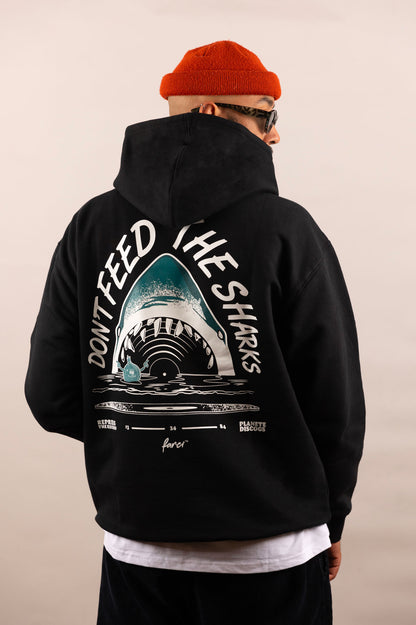 HOODIE SHARK BLACK