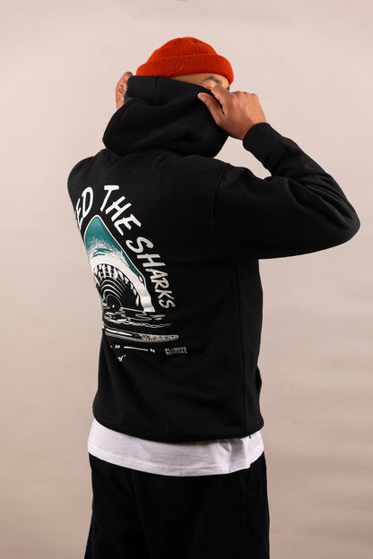 HOODIE SHARK BLACK