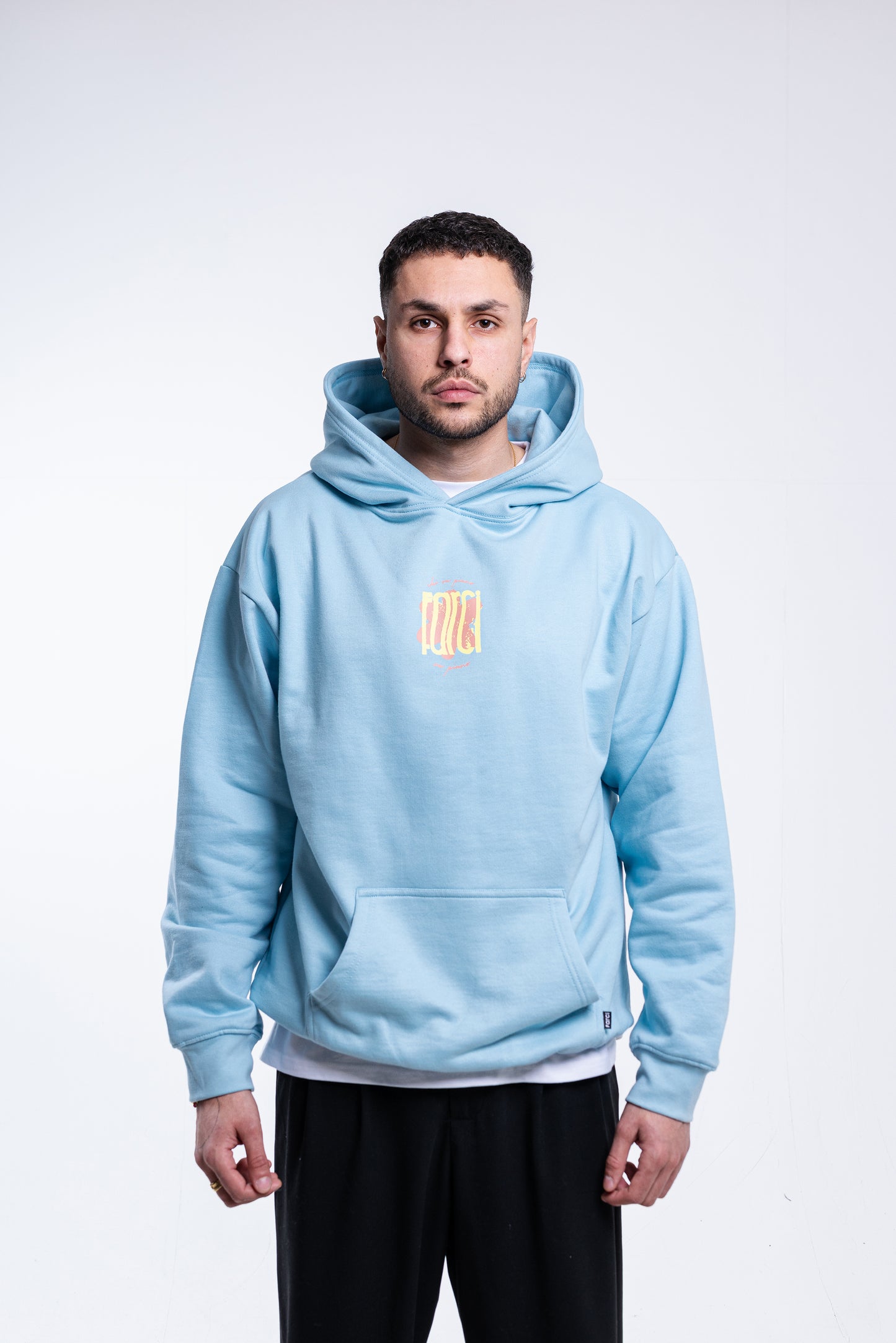 HOODIE PIANO BLUE